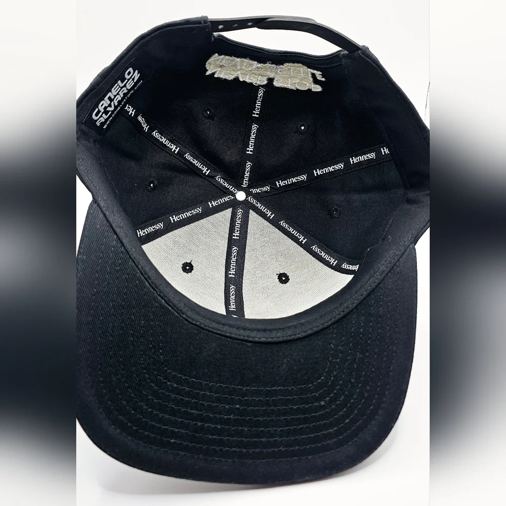 New Canelo x Hennessy Snapback Cap, hat / Never Stop Never Settle - Picture 7 of 8